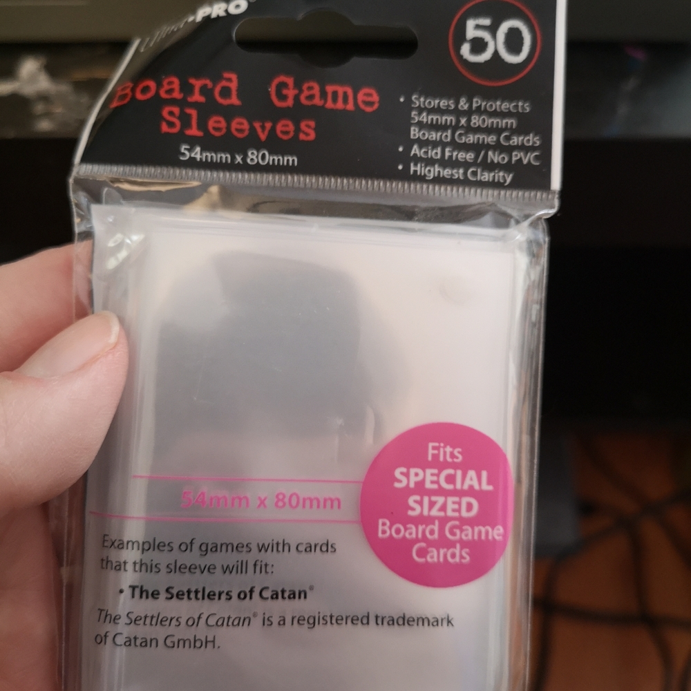 Pro-Fit Board Game Sleeves - Clear